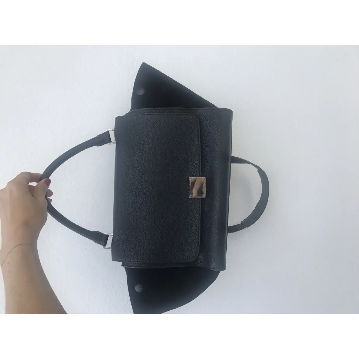 Celine Trapèze leather handbag for sale