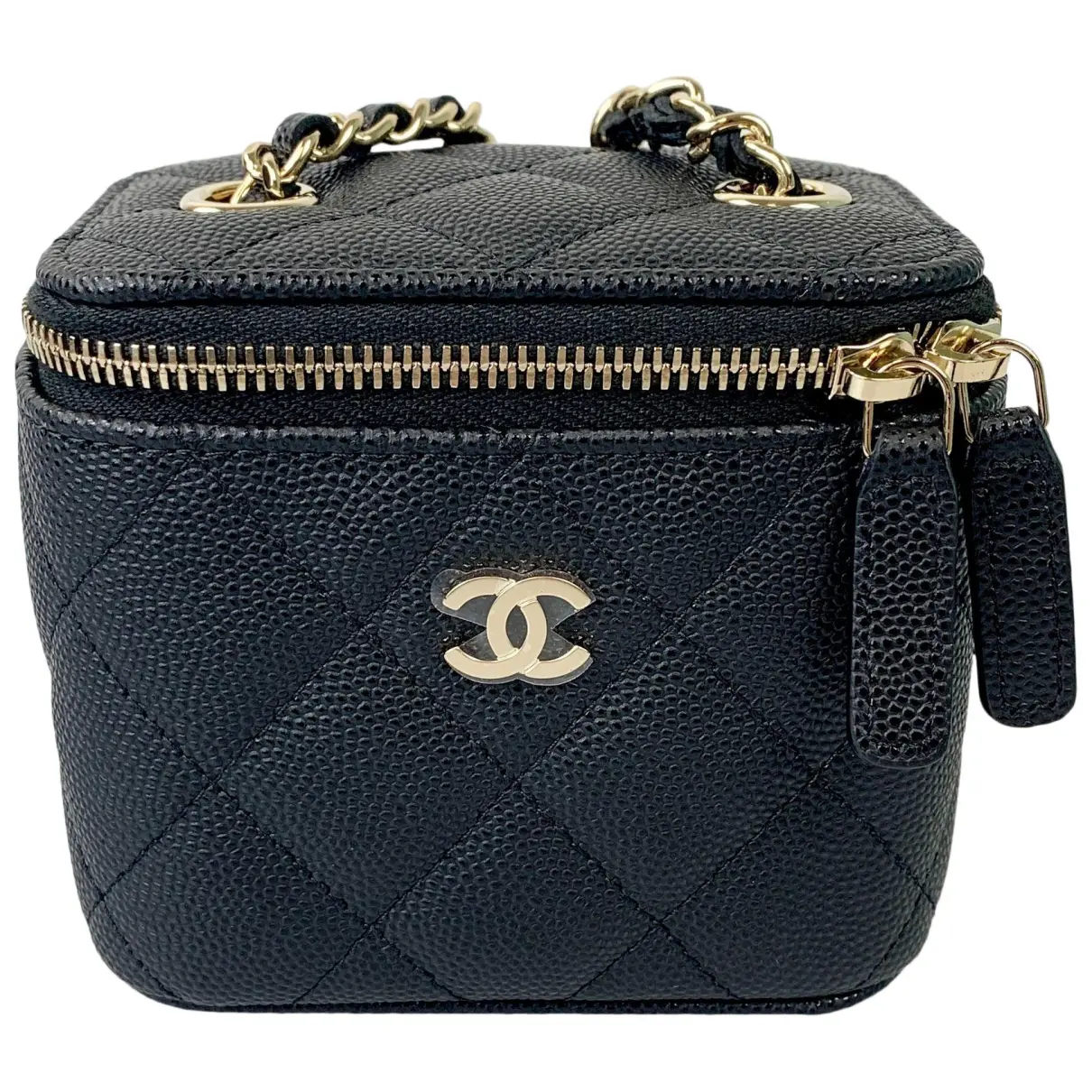 Trendy CC Vanity leather handbag