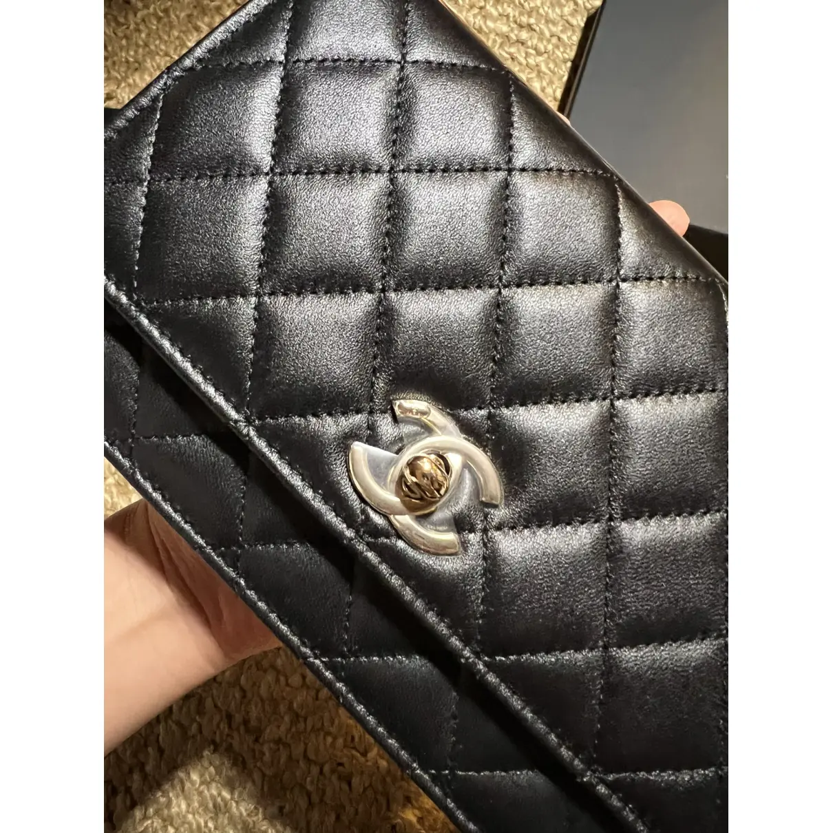 Trendy CC Wallet on Chain leather crossbody bag Chanel