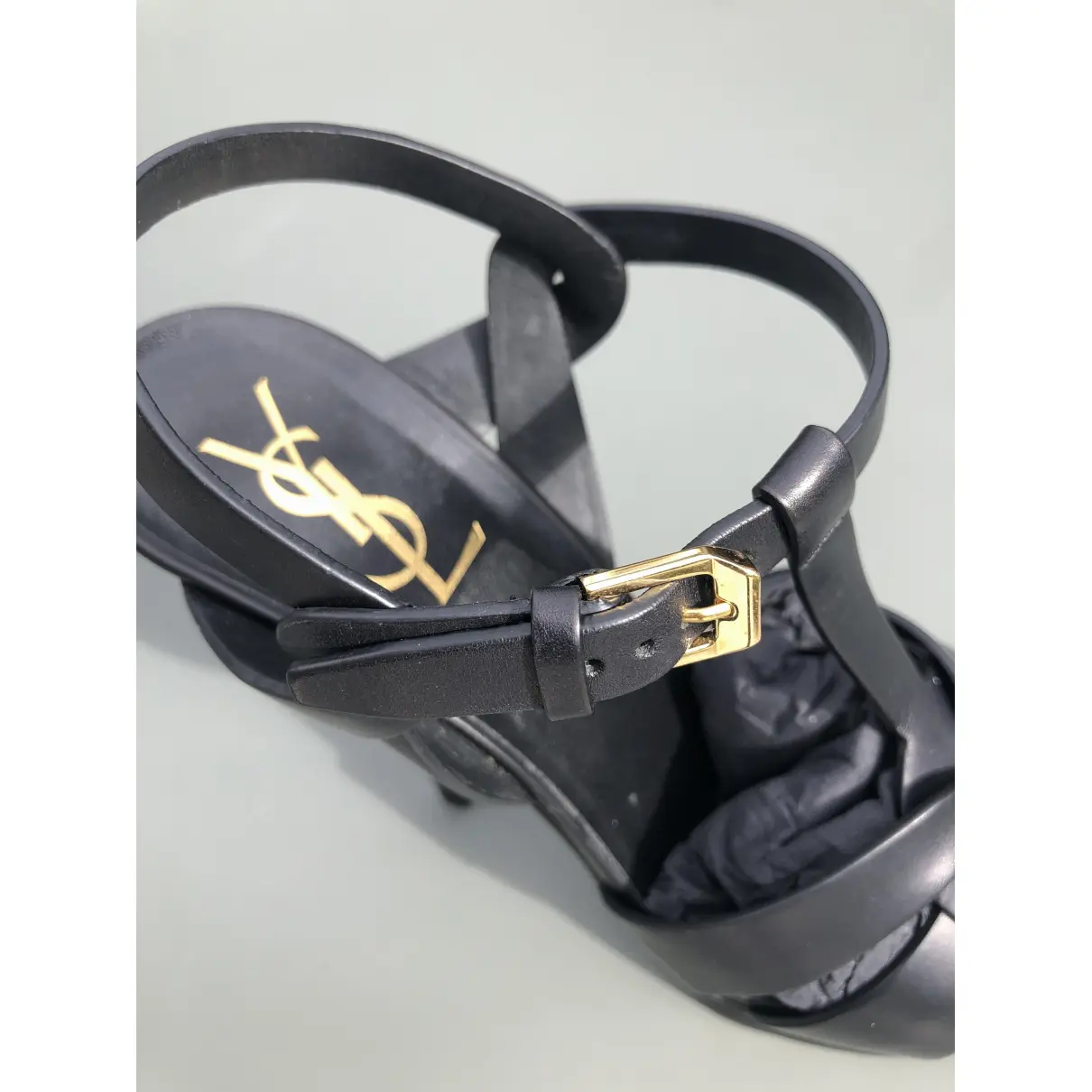 Buy Yves Saint Laurent Tribute leather sandal online