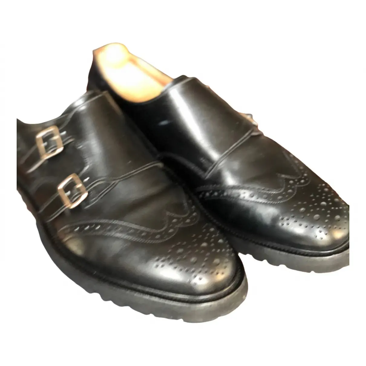 Leather flats Trickers London