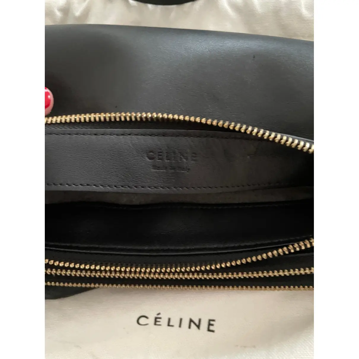Trio leather crossbody bag Celine