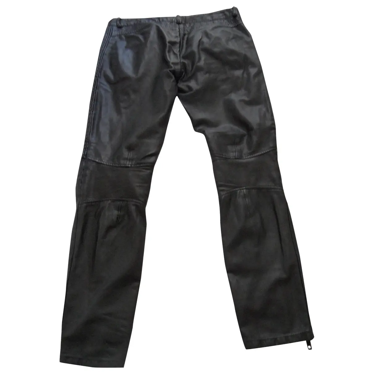 Black Leather Trousers Sandro