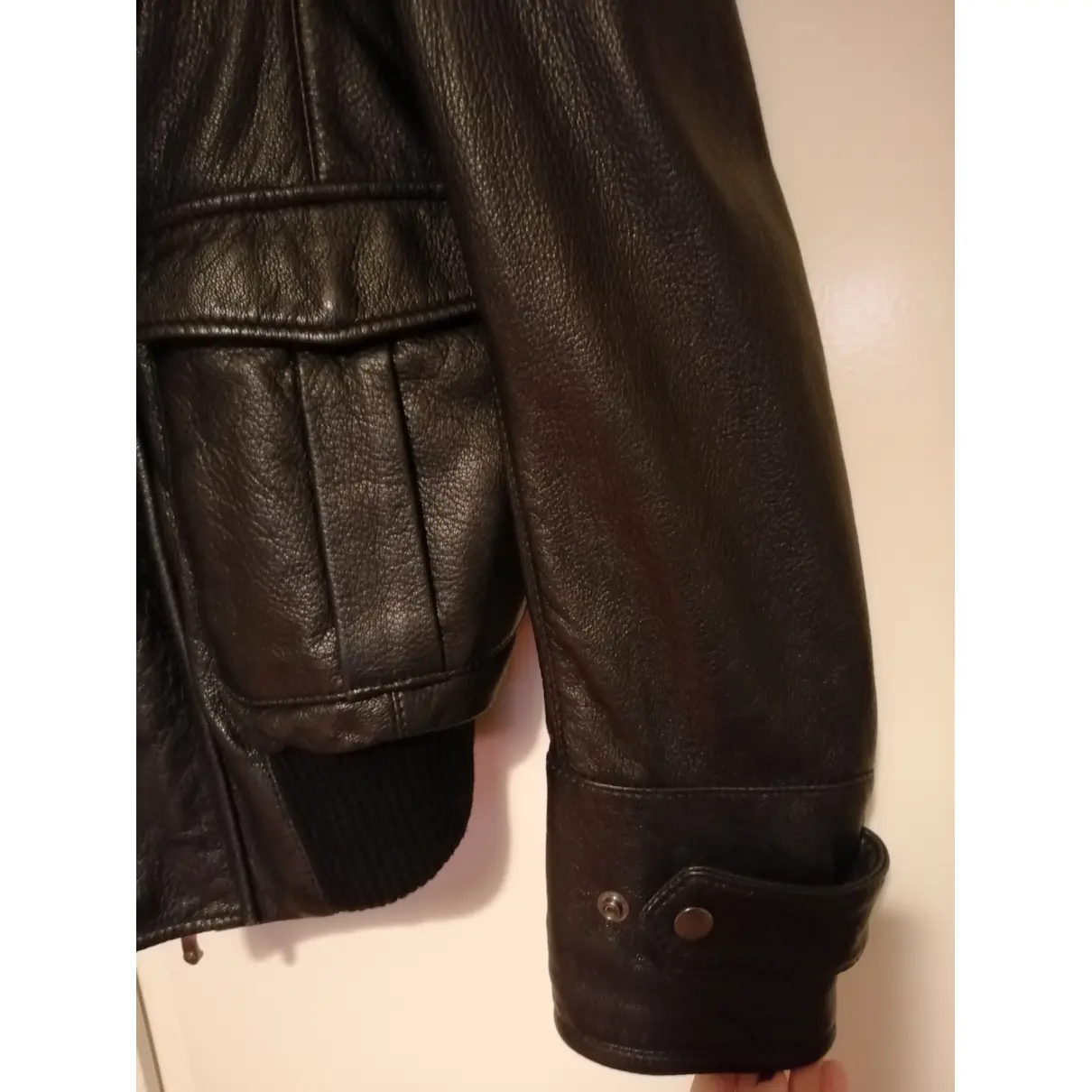 Leather jacket Trussardi
