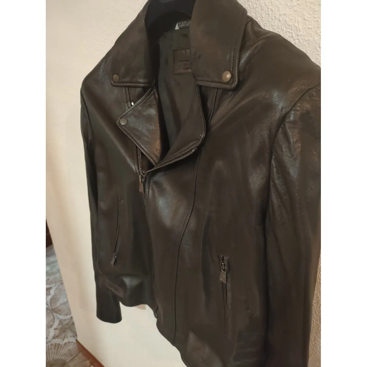 Leather jacket Trussardi