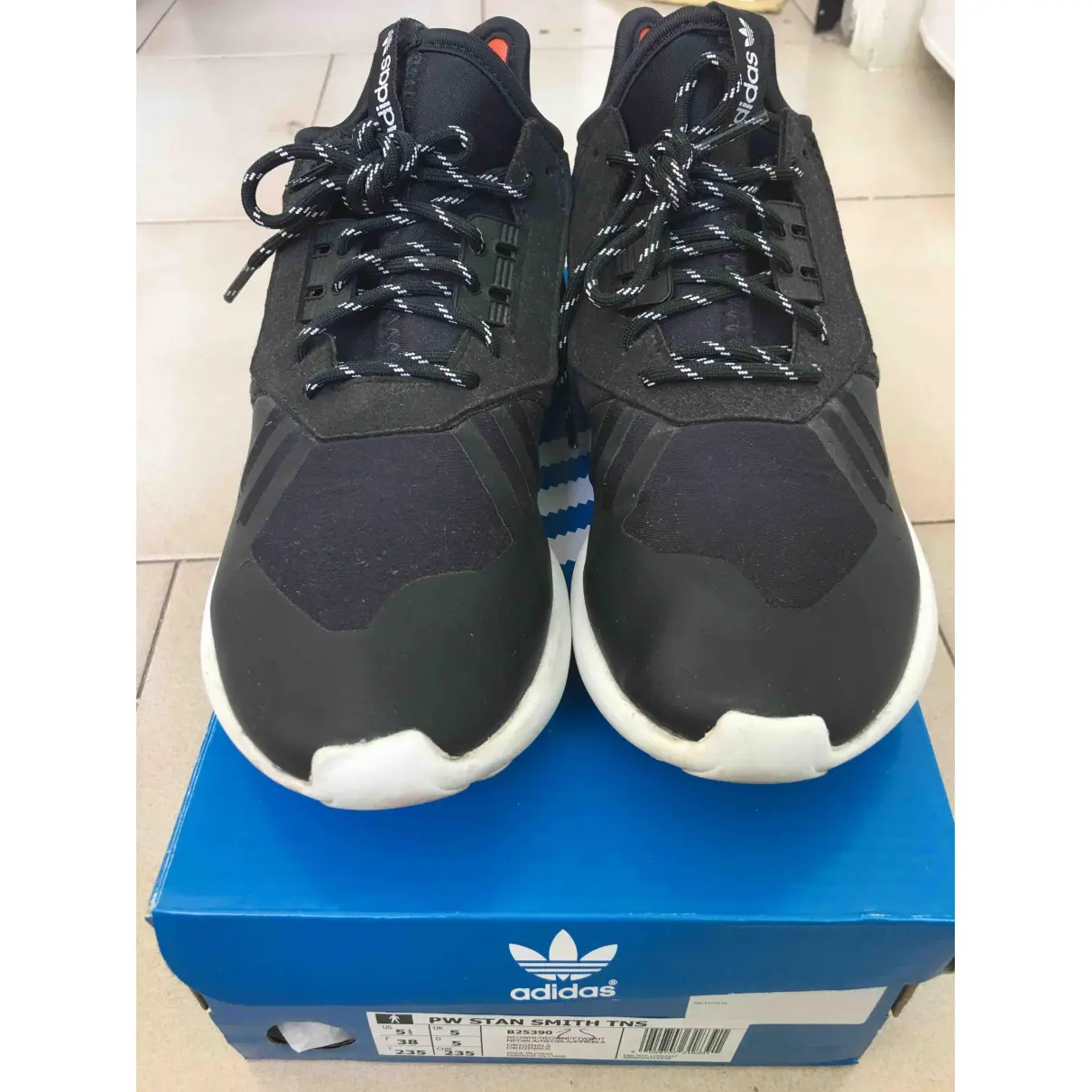 Adidas Tubular leather trainers for sale