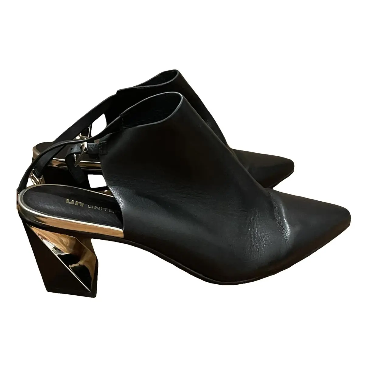 Leather heels UNITED NUDE