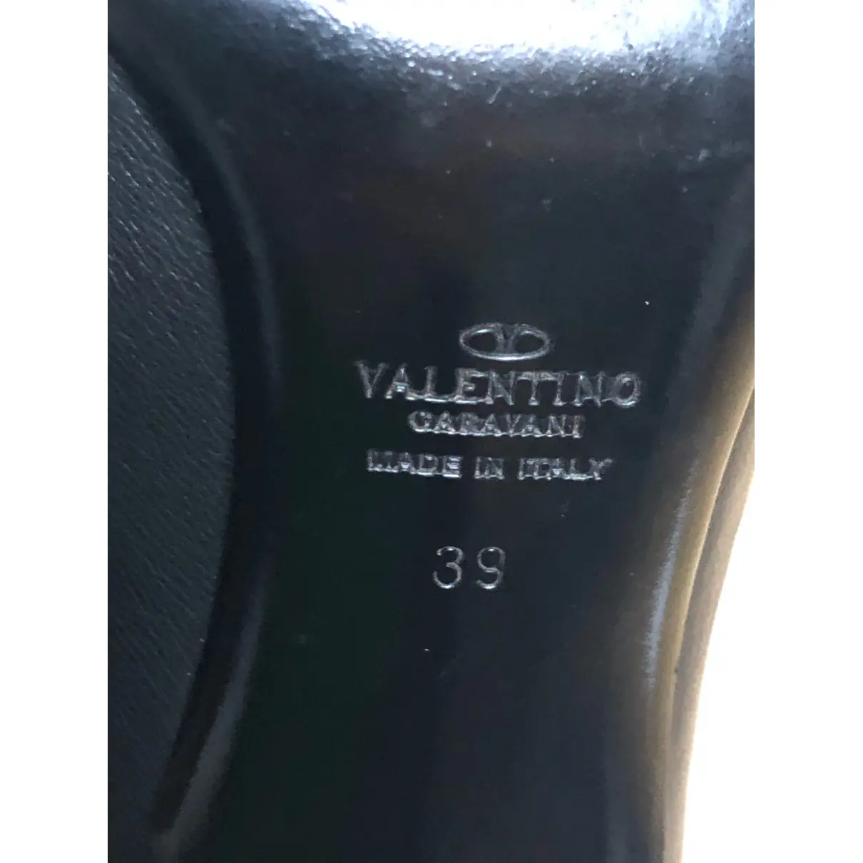 Leather boots Valentino Garavani - Vintage