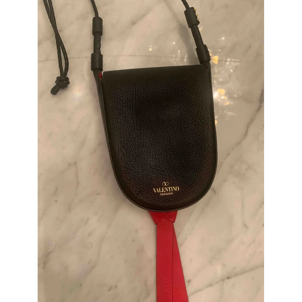 Valentino Garavani Leather clutch bag for sale