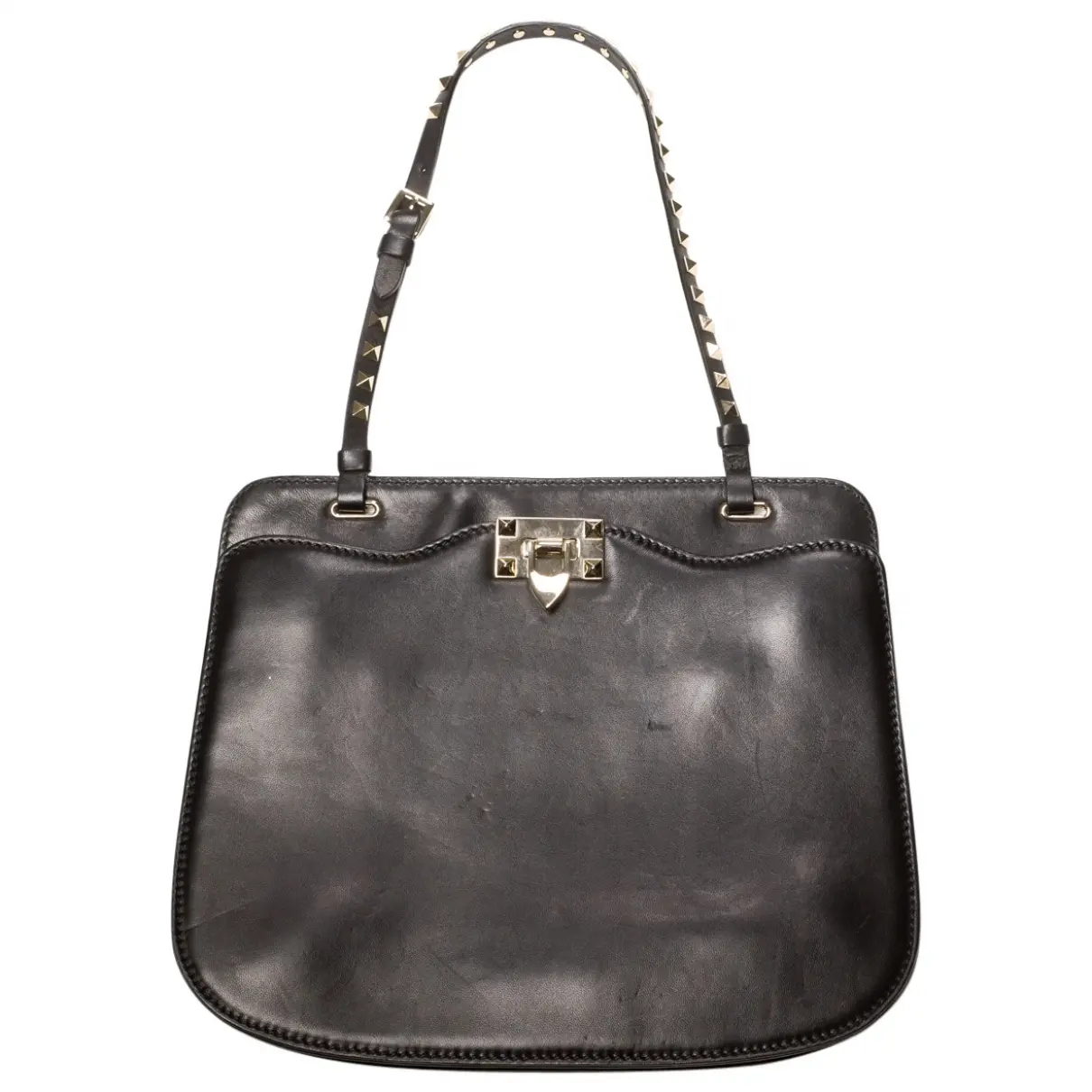 Black Leather Handbag Valentino Garavani