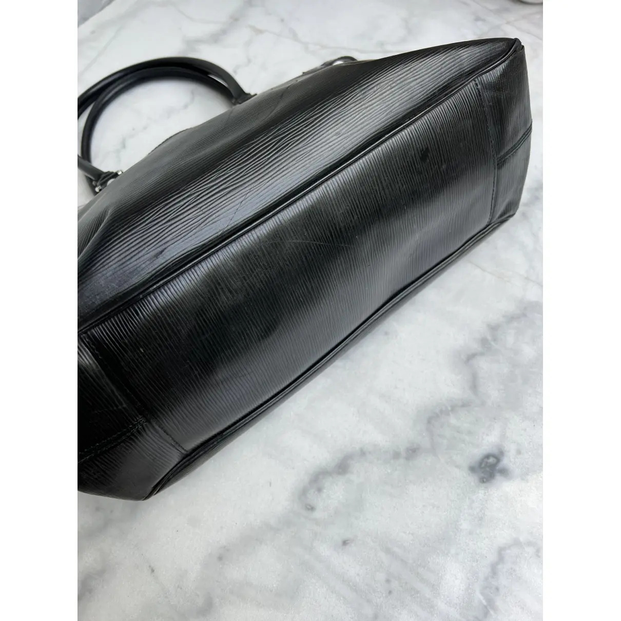 Vaneau leather handbag Louis Vuitton - Vintage