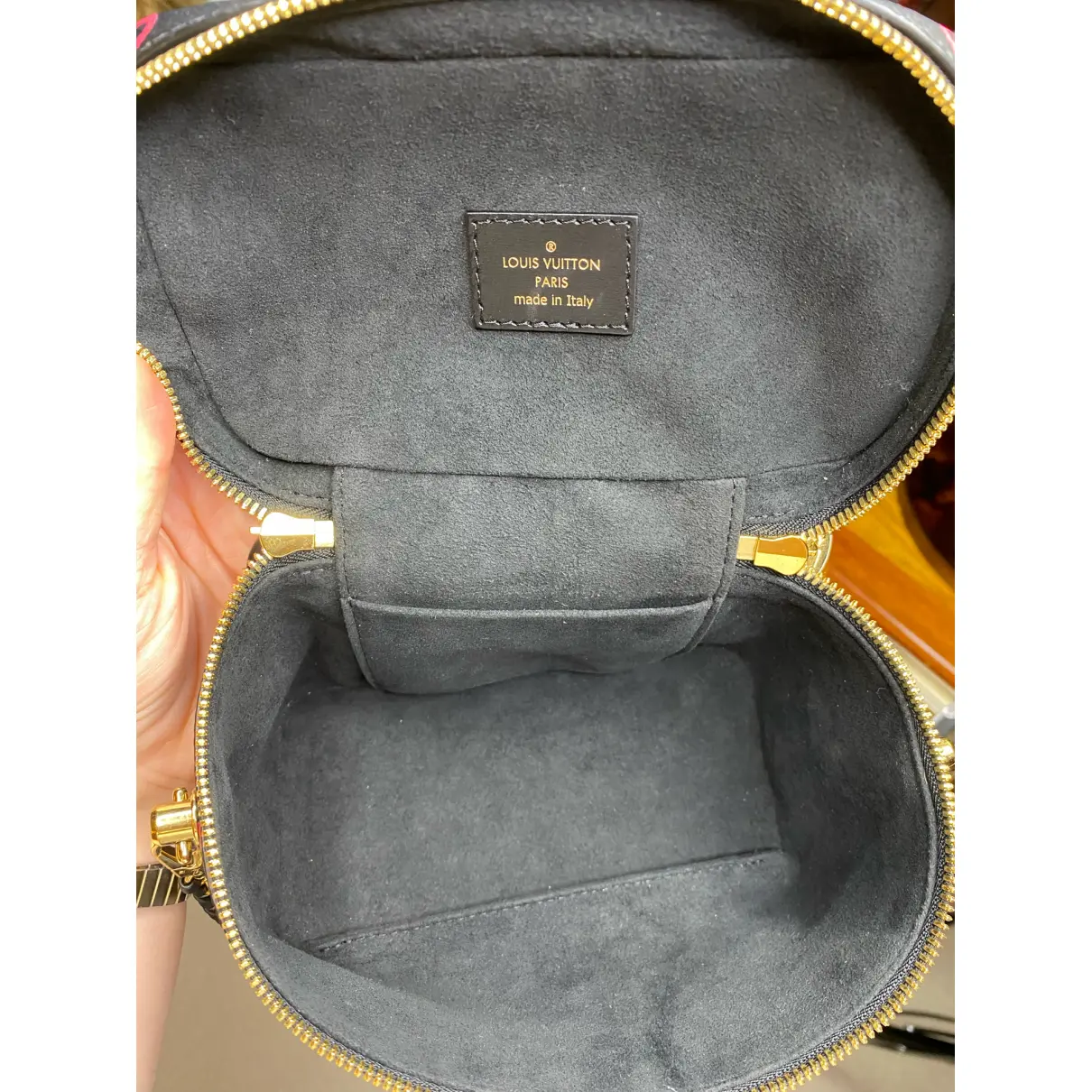Vanity leather handbag Louis Vuitton