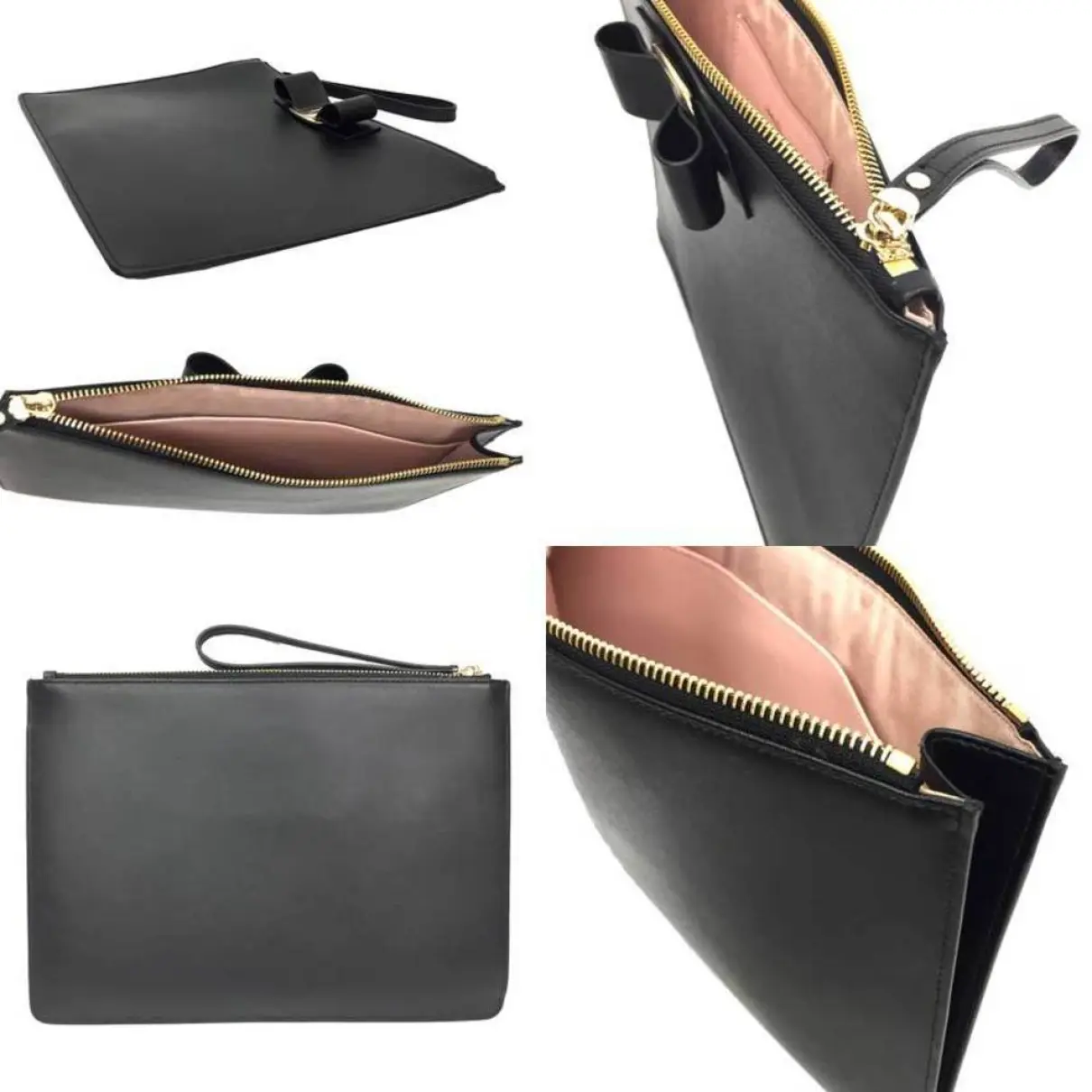 Buy Salvatore Ferragamo Vara leather clutch bag online