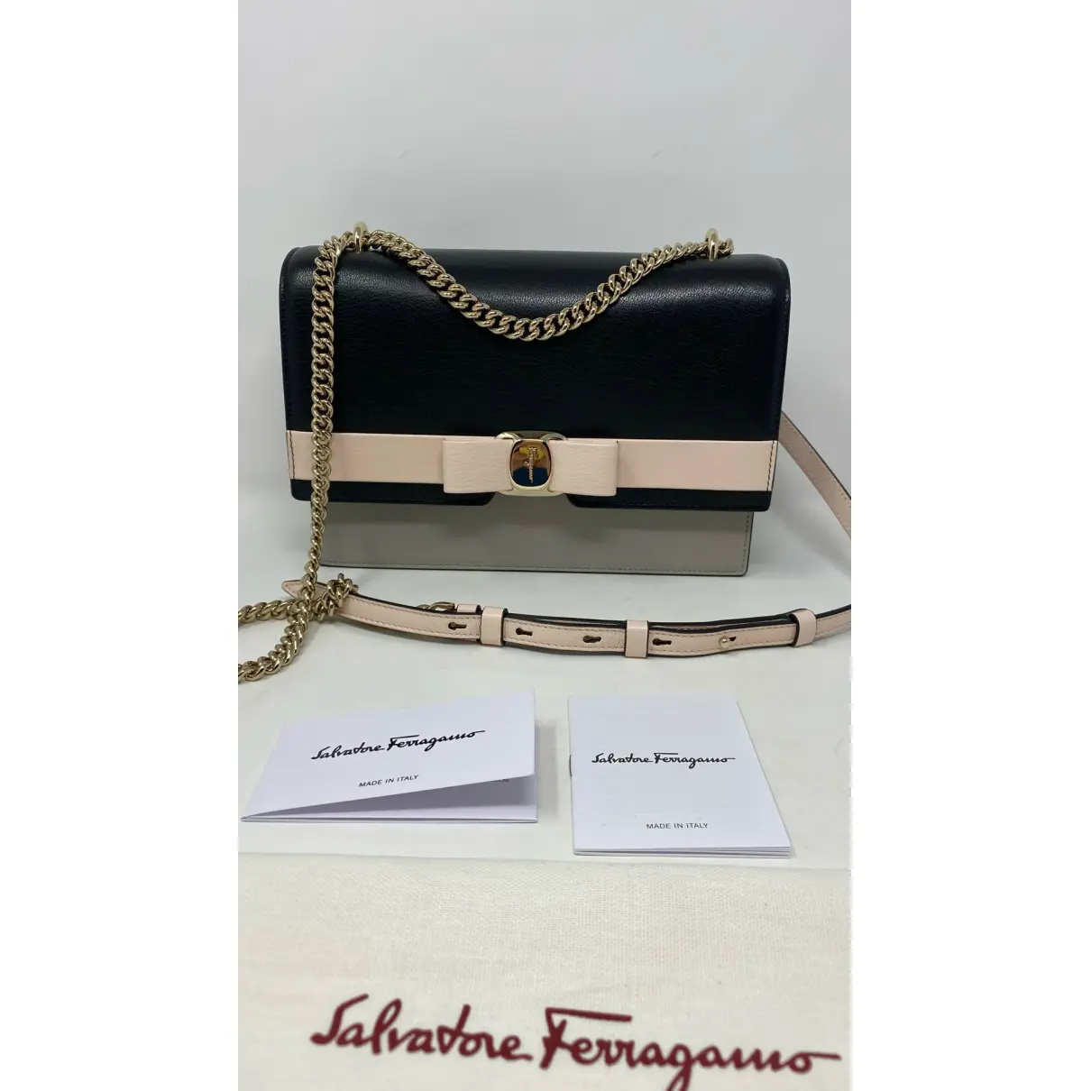 Buy Salvatore Ferragamo Vara leather crossbody bag online