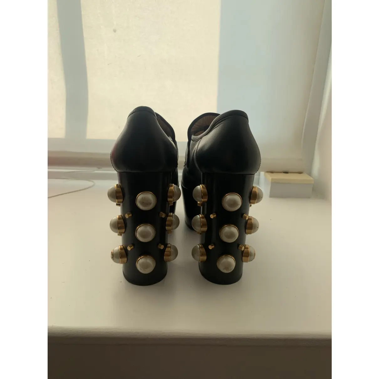 Gucci Vegas leather heels for sale