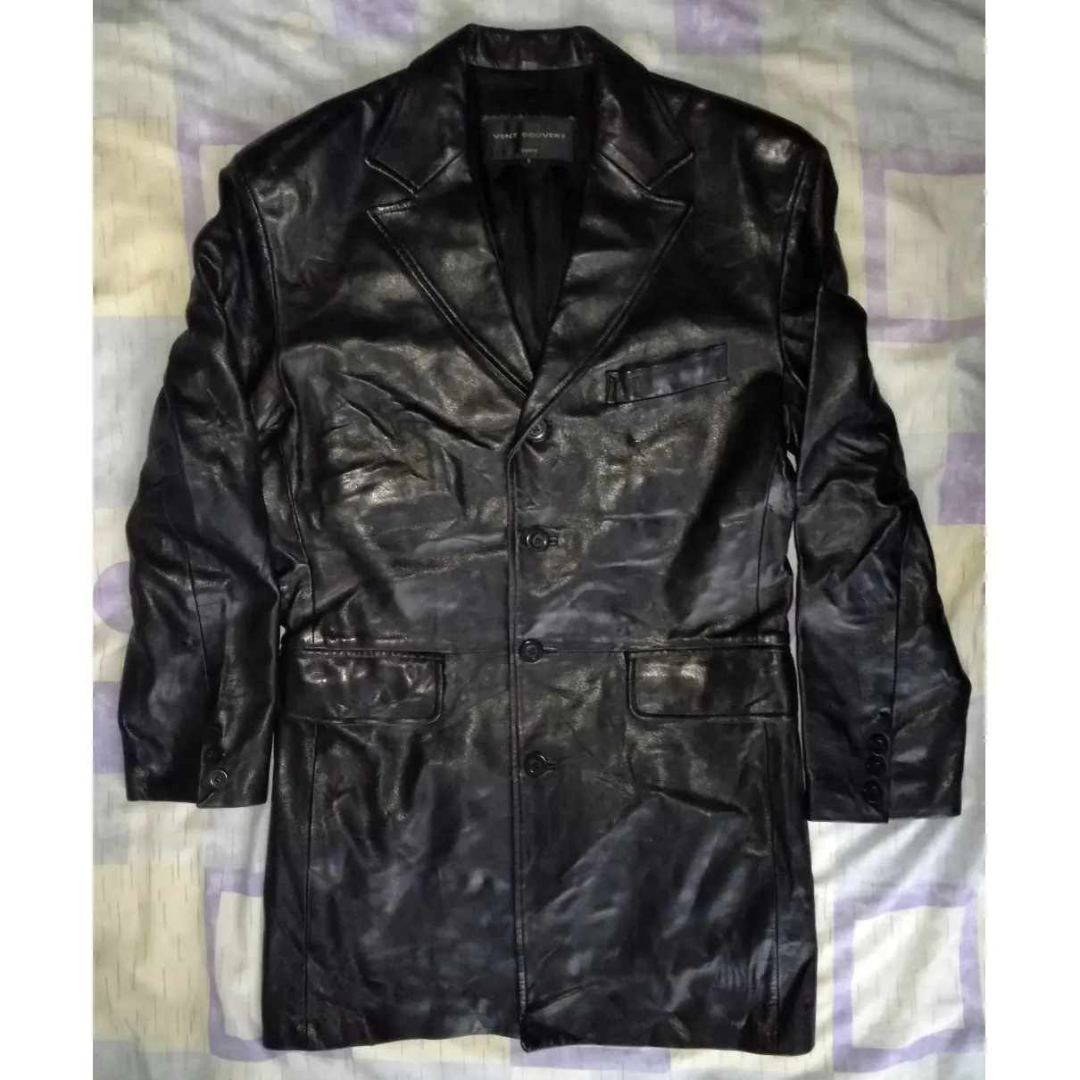 Leather coat Ventcouvert