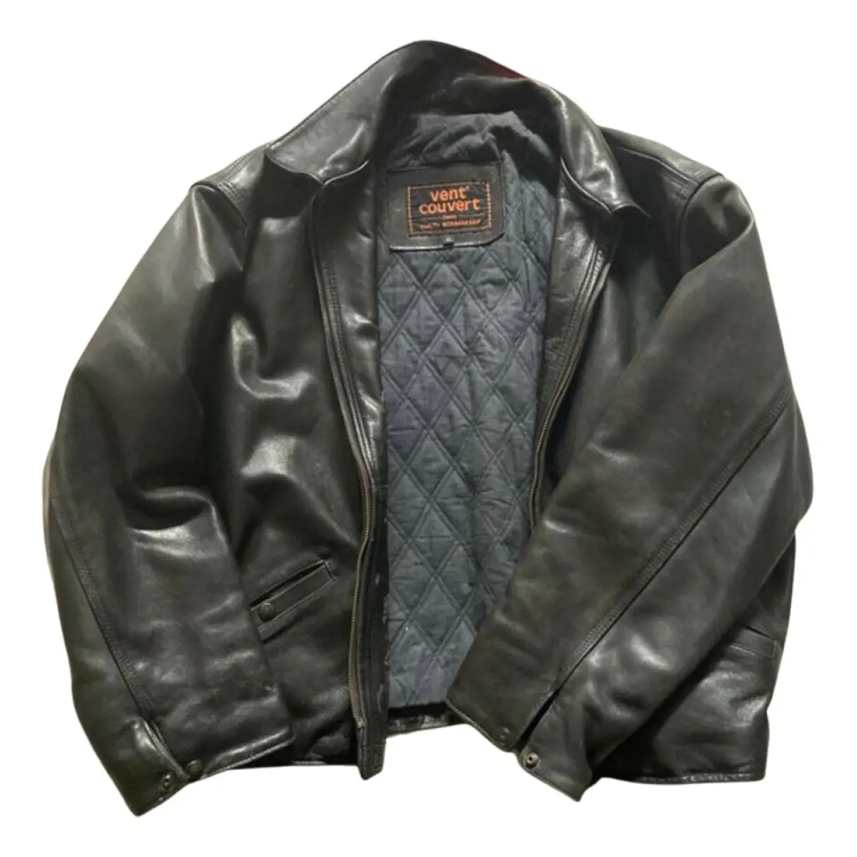 Leather jacket Ventcouvert - Vintage