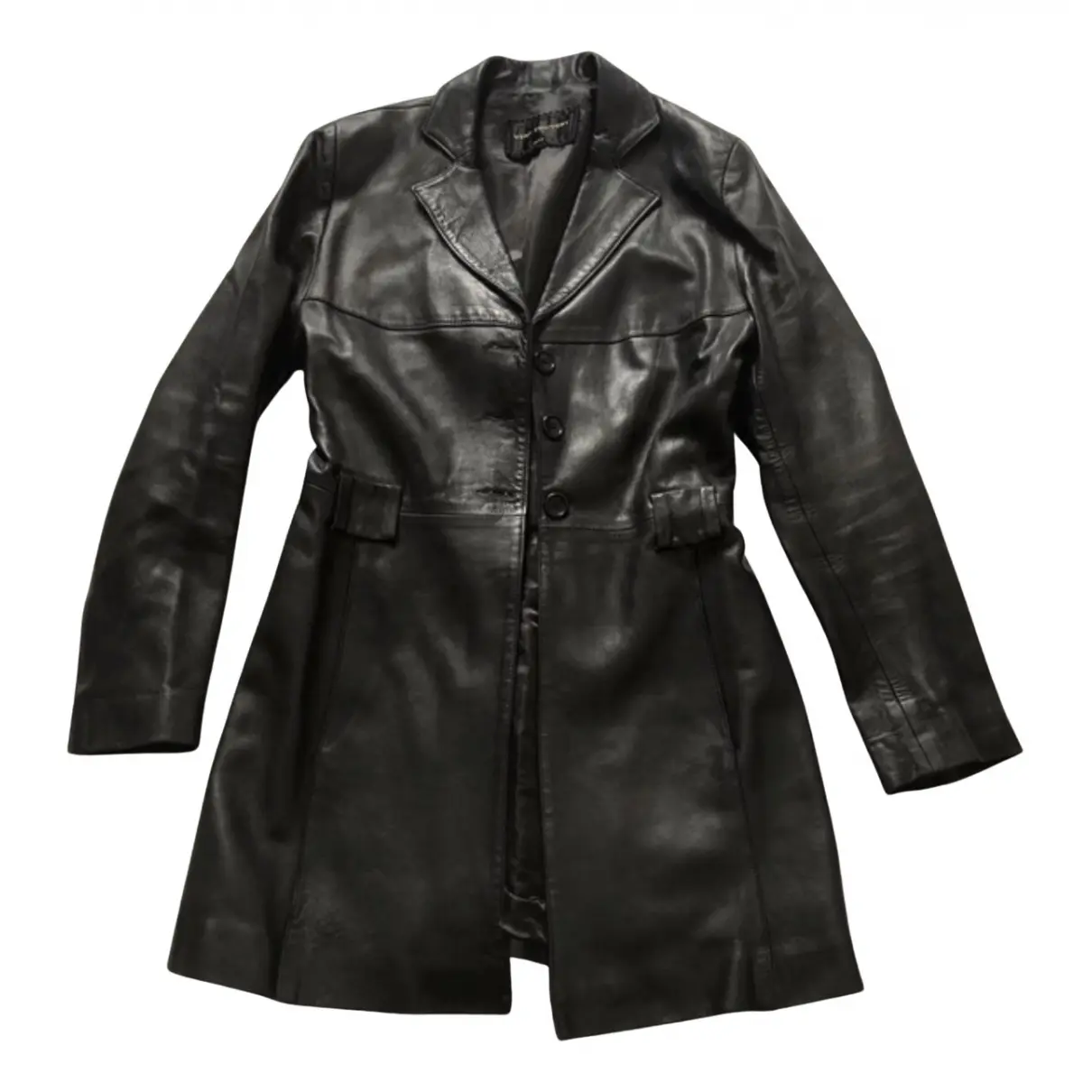 Leather trench coat Ventcouvert
