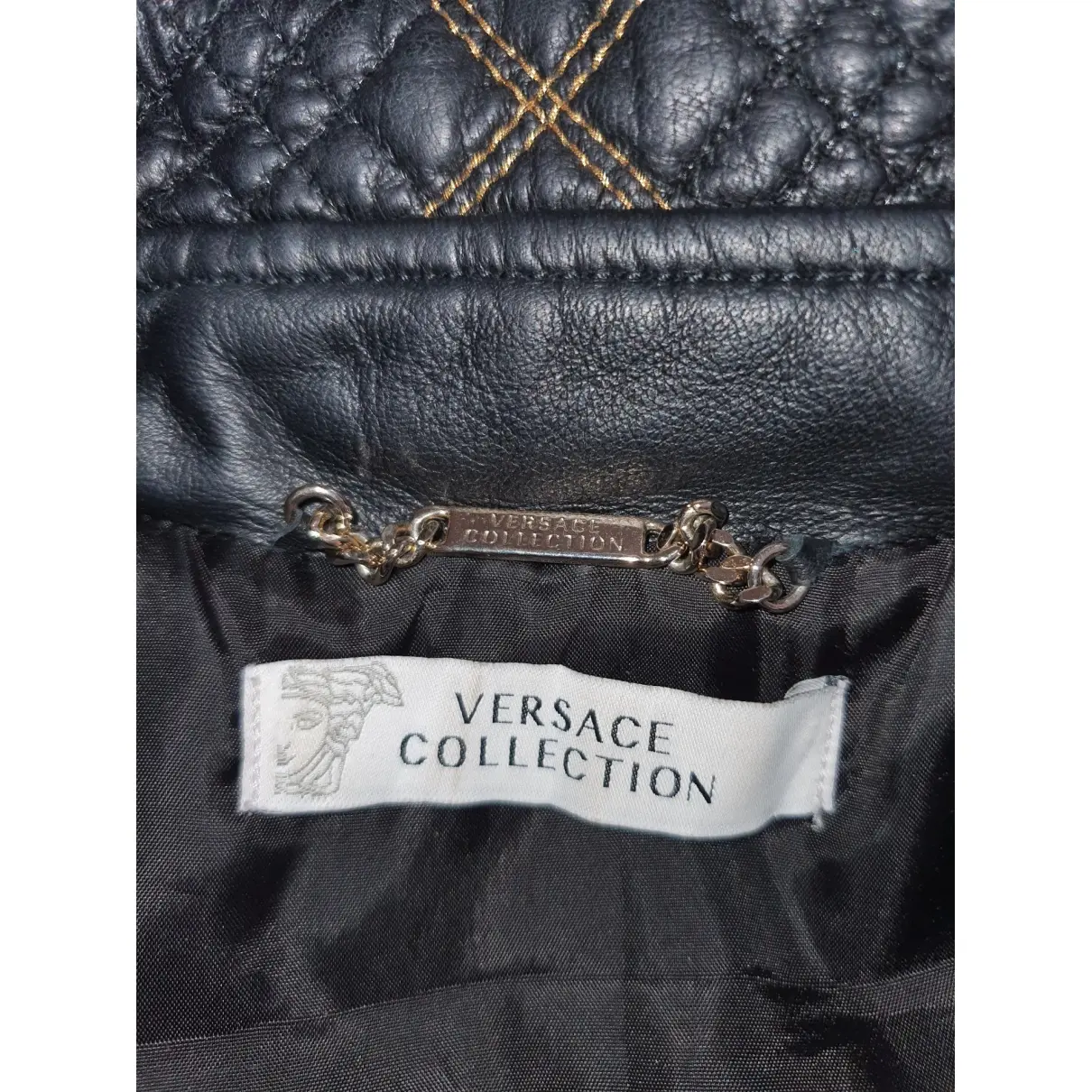 Luxury Versace Leather jackets Women