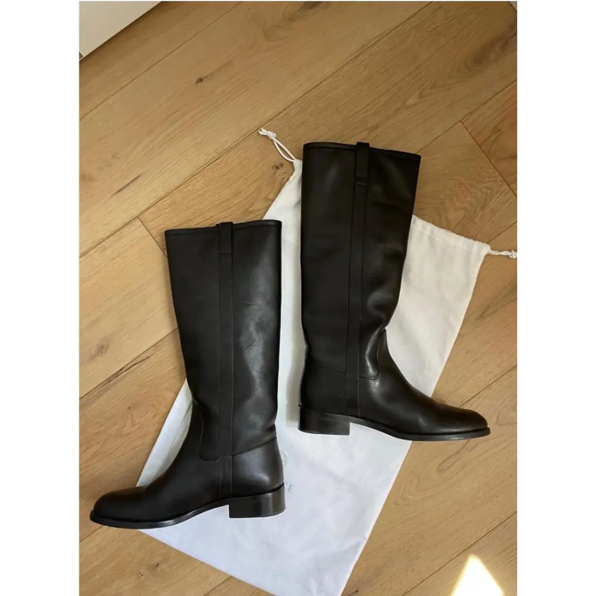 Buy Versace Leather riding boots online