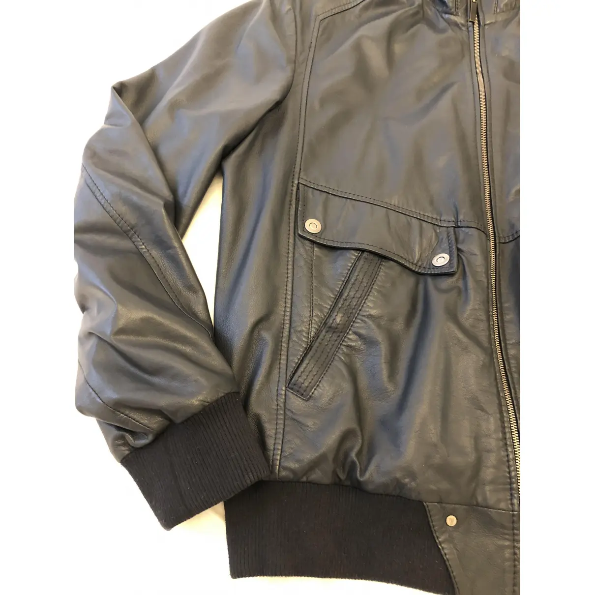 Leather jacket Versace