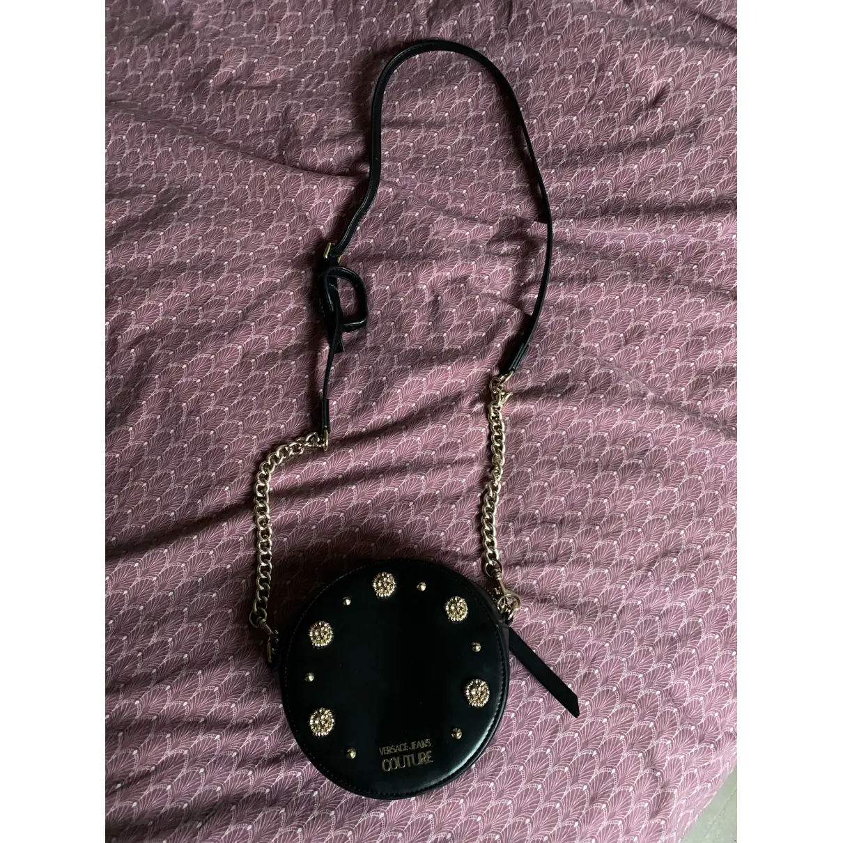 Leather crossbody bag Versace Jeans Couture