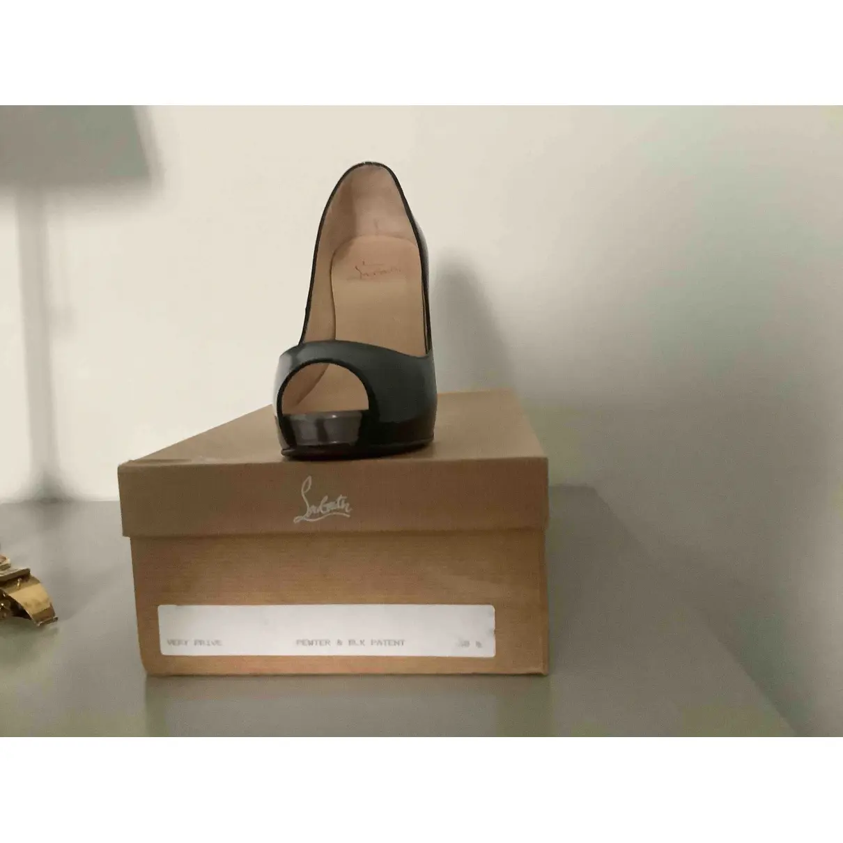 Buy Christian Louboutin Very Privé leather heels online