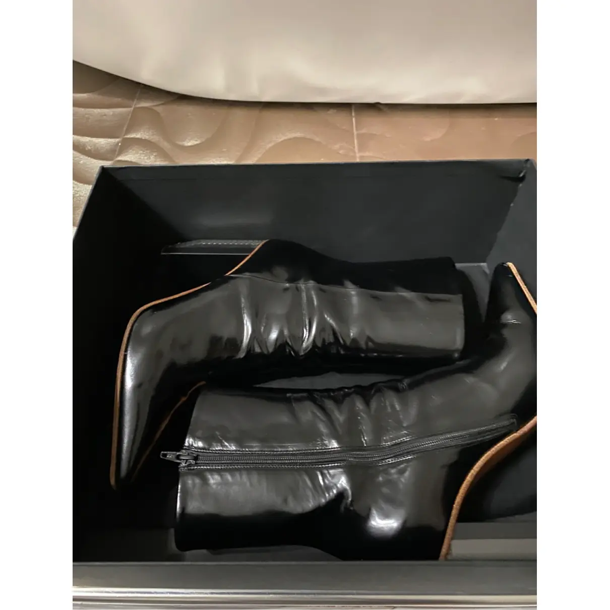 Leather boots Vetements