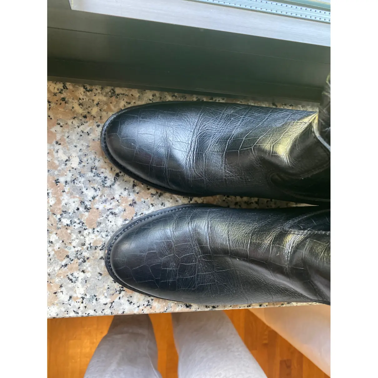 Leather riding boots Via Roma xv