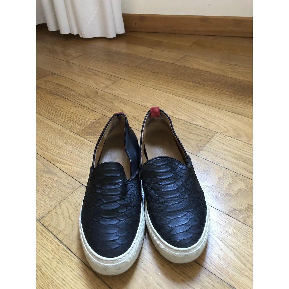 Via Roma xv Leather trainers for sale