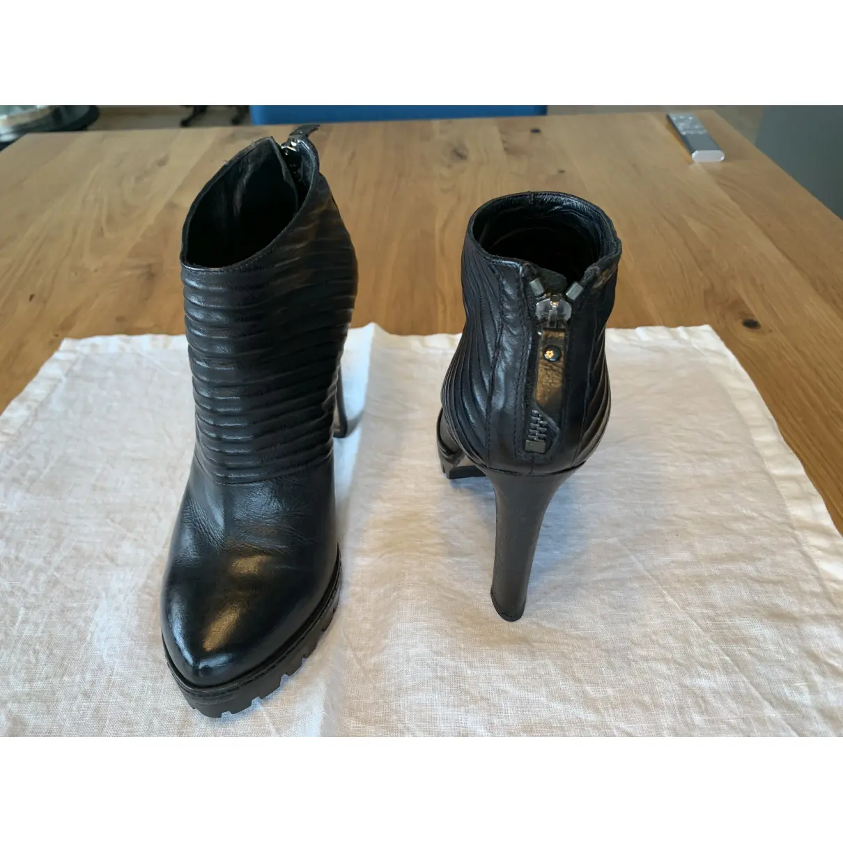 Buy Vic Matié Leather biker boots online