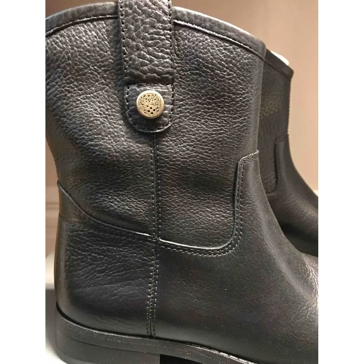 Buy Vince  Camuto Leather biker boots online