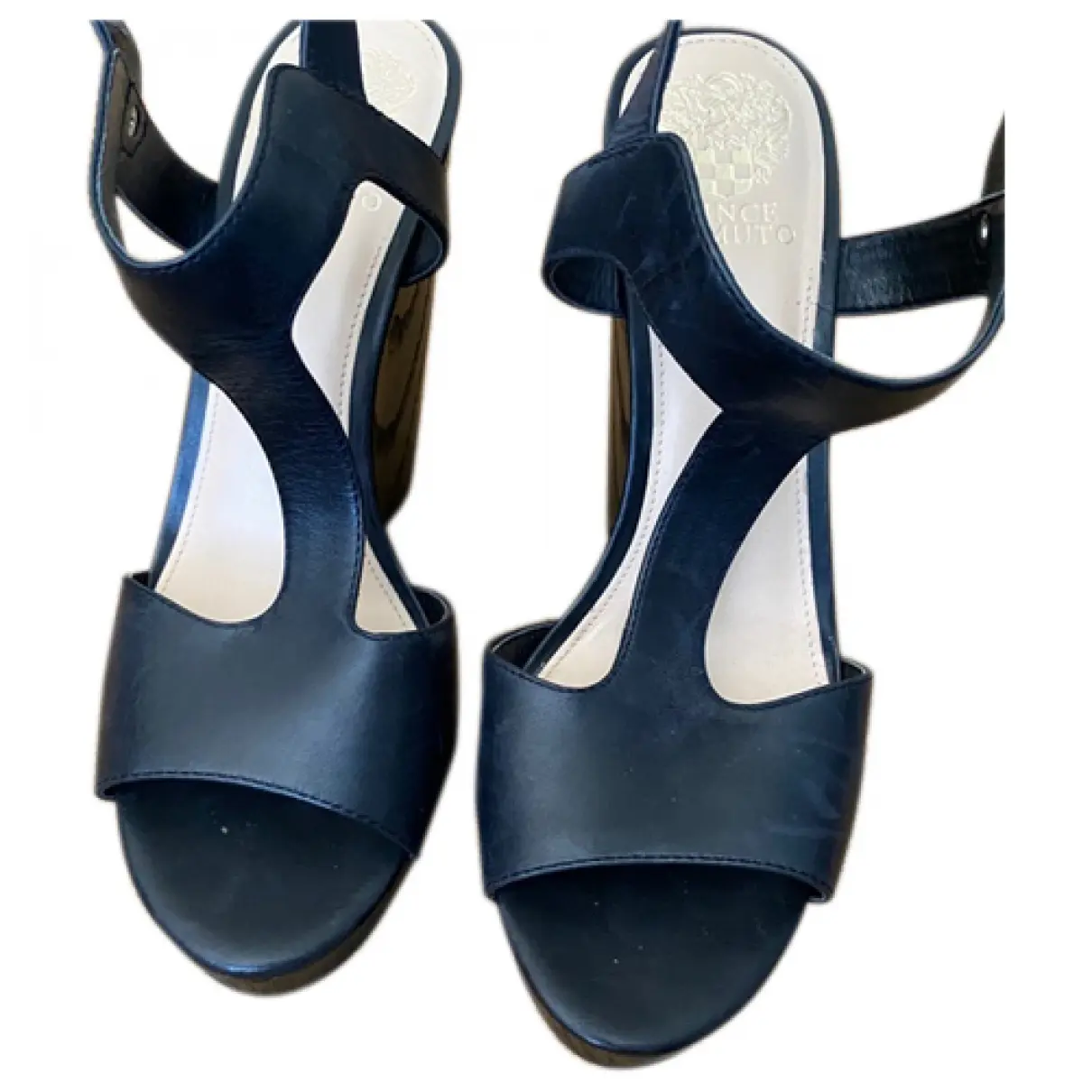 Leather sandals Vince  Camuto