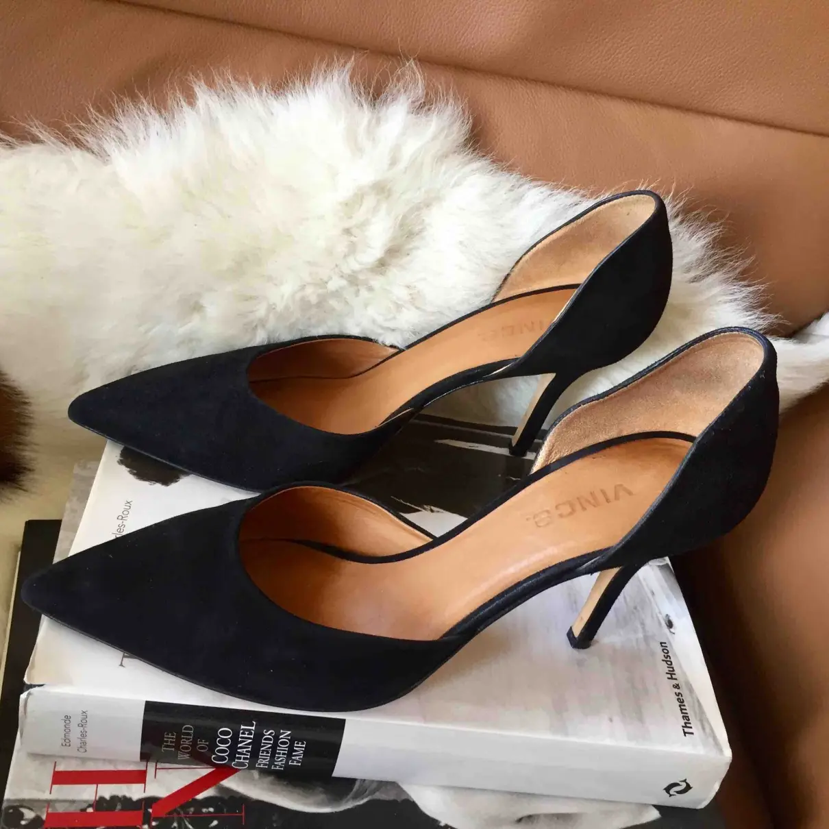 Vince Leather heels for sale