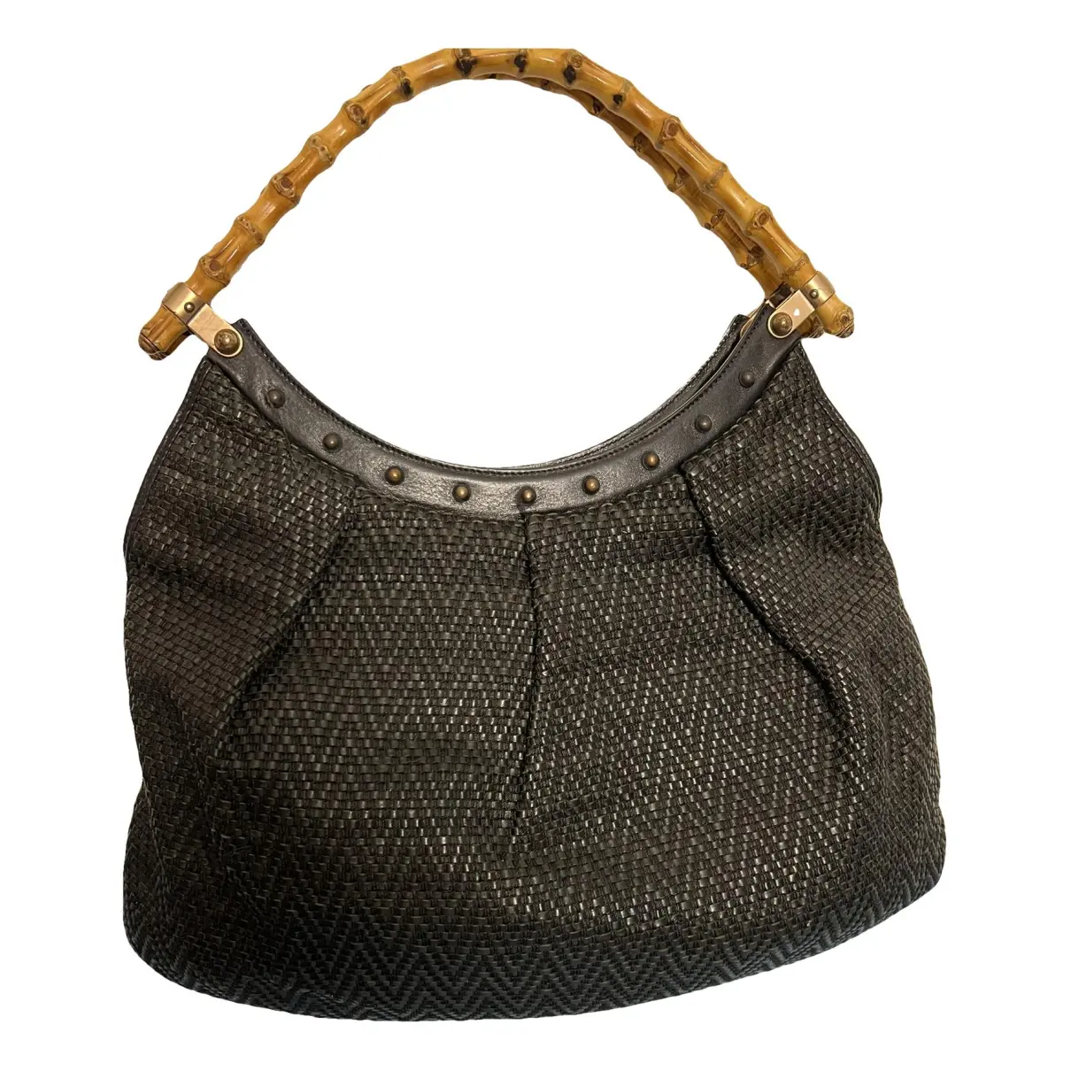 Vintage Bamboo Hobo leather handbag