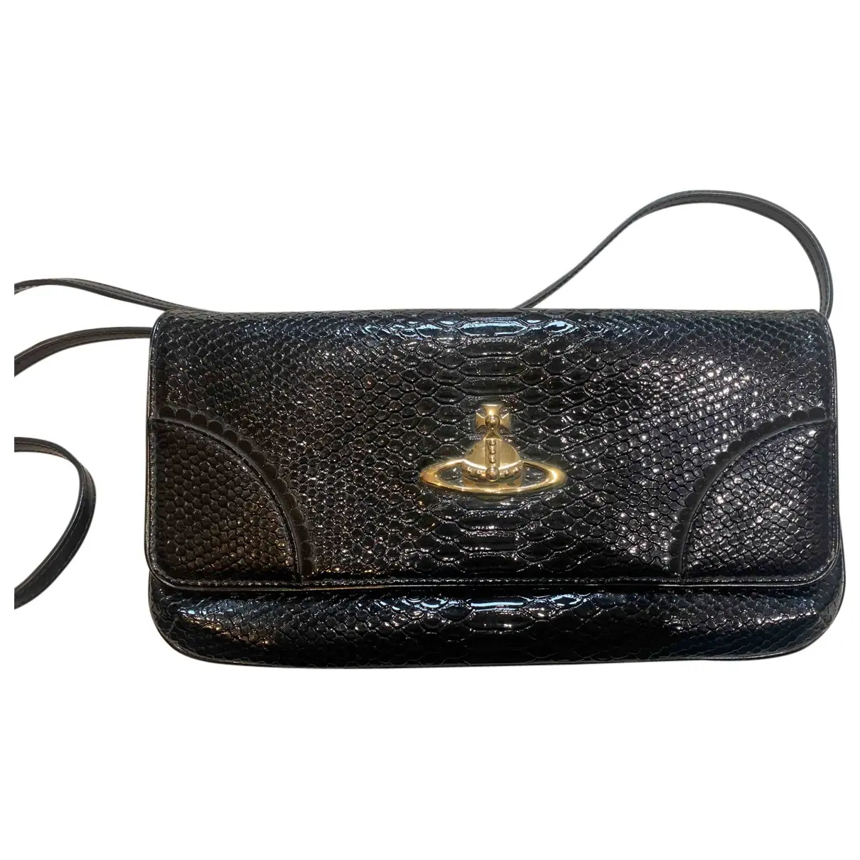 Leather clutch bag Vivienne Westwood