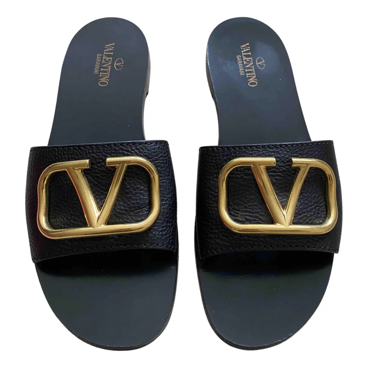 VLogo leather mules Valentino Garavani
