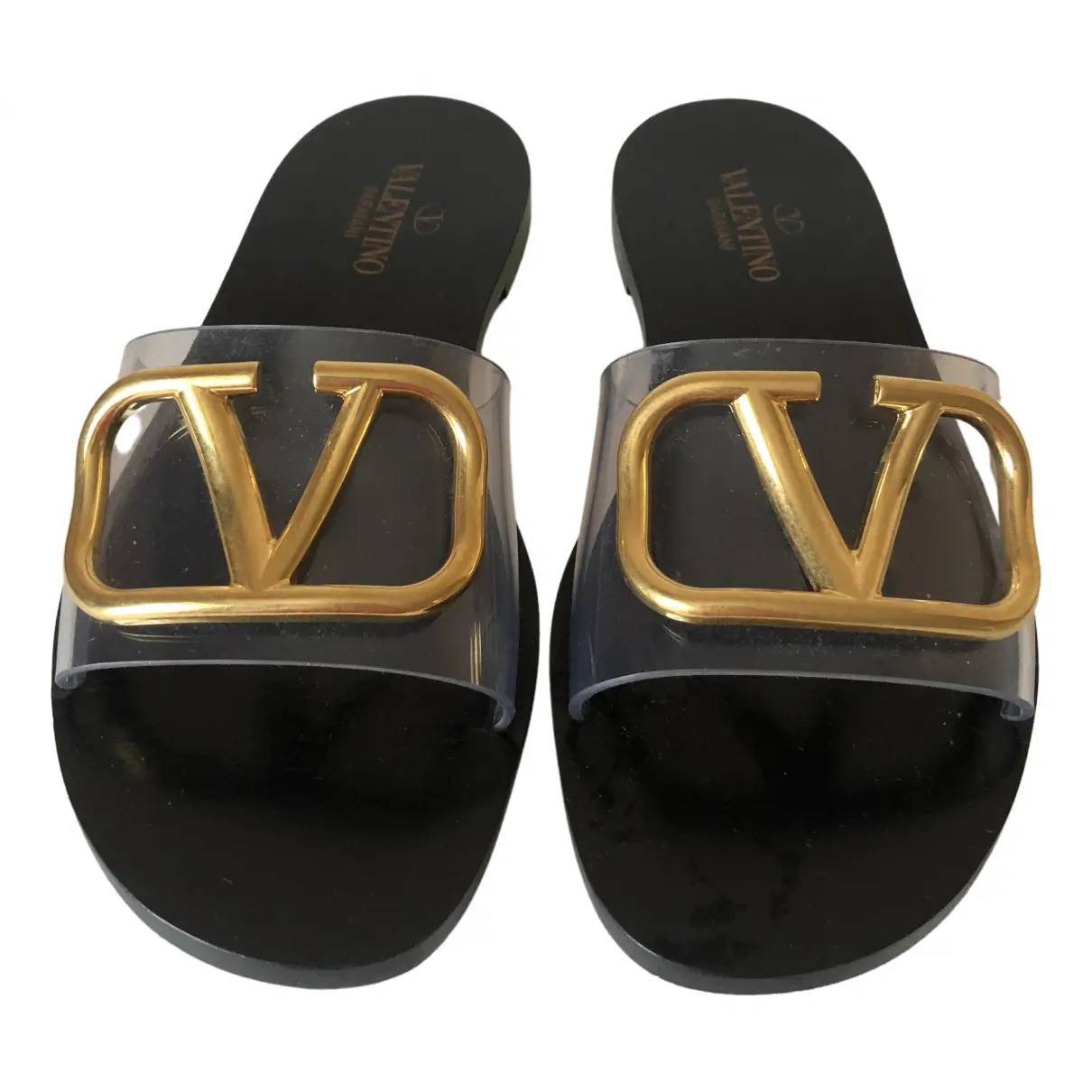 VLogo leather flip flops Valentino Garavani