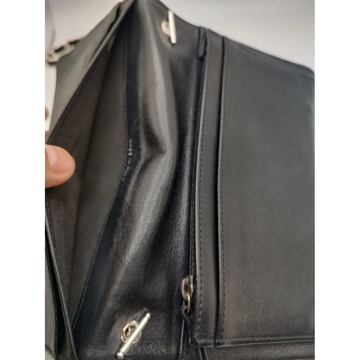 Wallet On Chain Boy leather crossbody bag Chanel