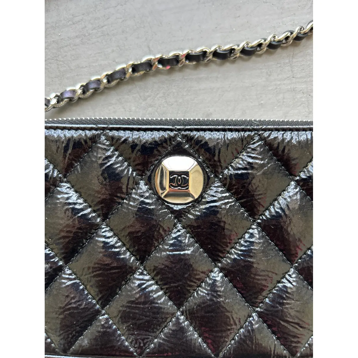 Buy Chanel Wallet on Chain leather clutch bag online