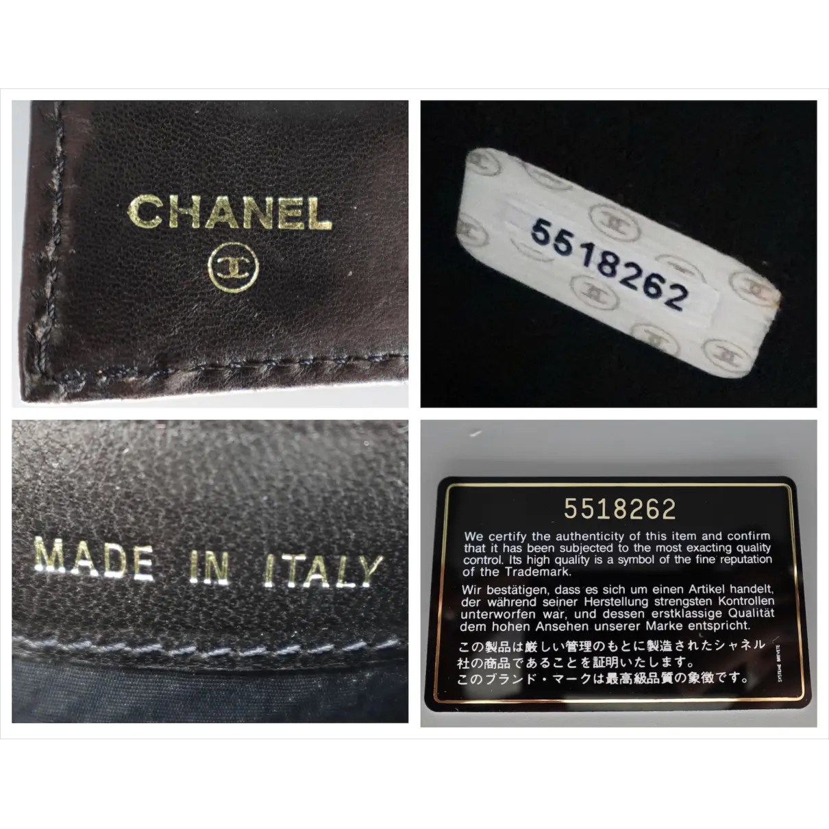 Wallet on Chain leather handbag Chanel - Vintage