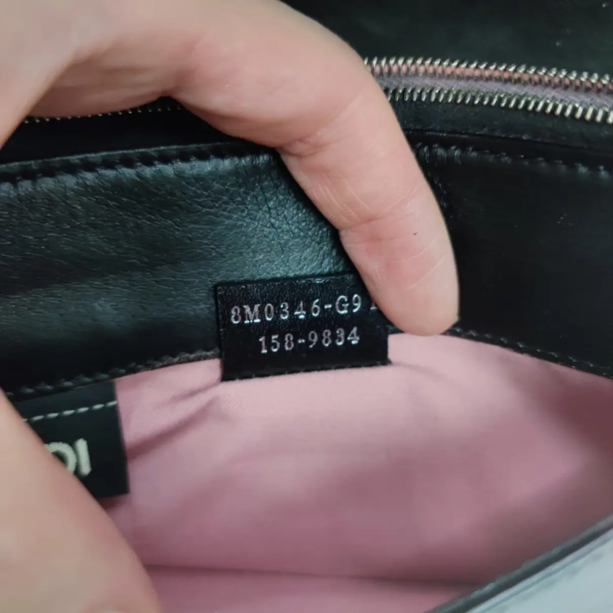 Wallet On Chain leather crossbody bag Fendi