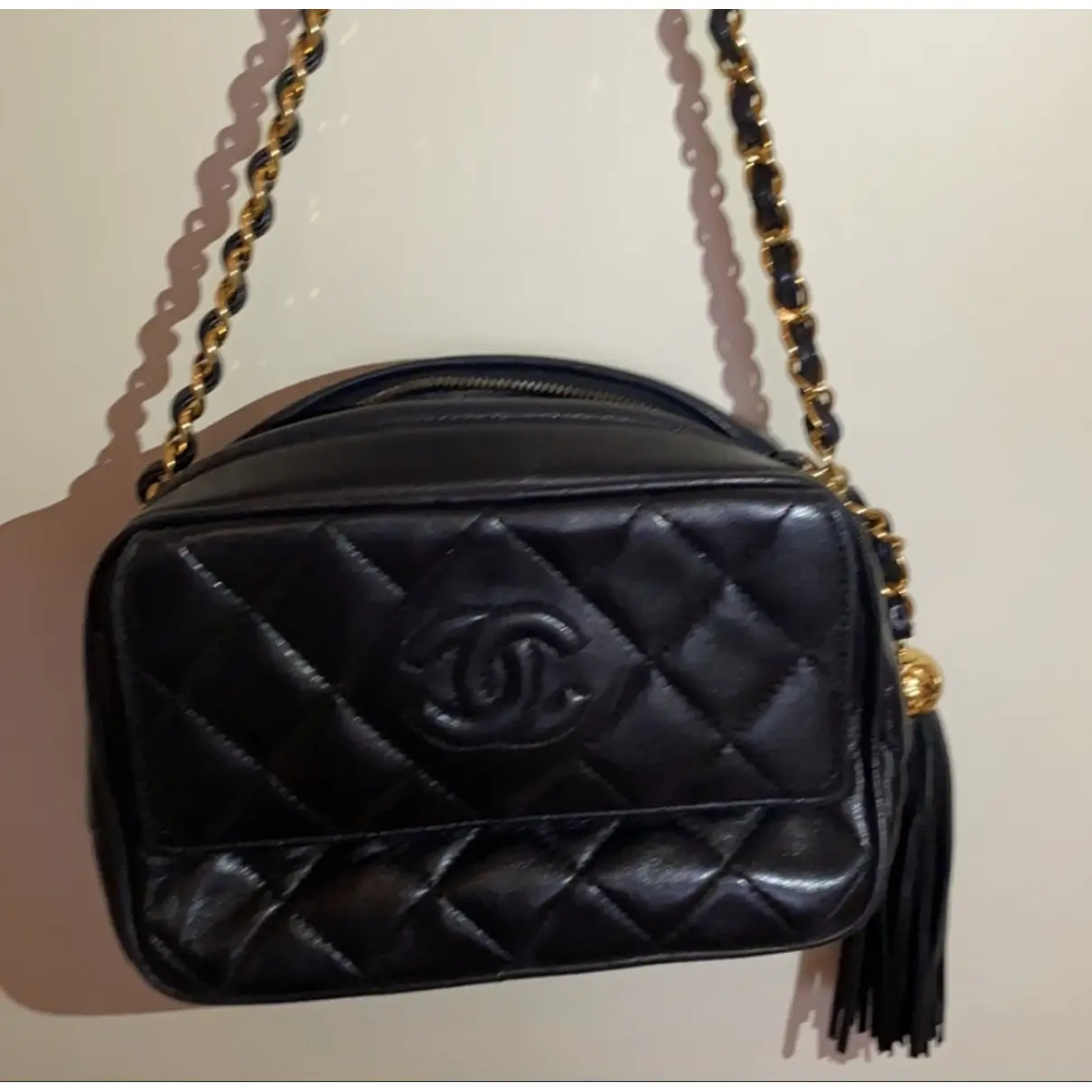 Buy Chanel Wallet On Chain Timeless/Classique leather crossbody bag online - Vintage