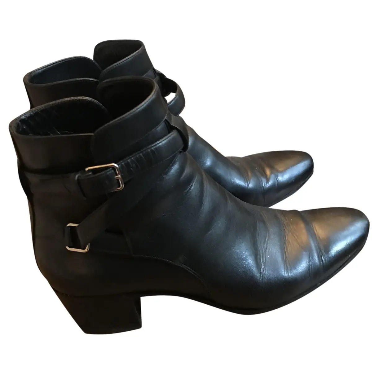 West Jodhpur leather ankle boots Saint Laurent