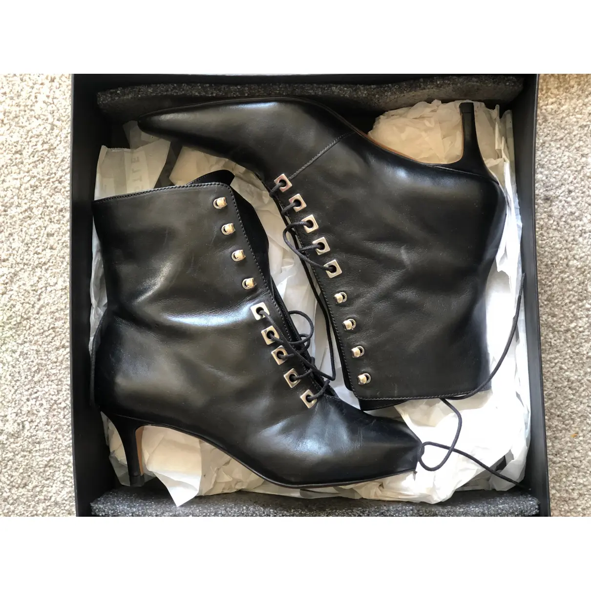 Leather lace up boots Whistles