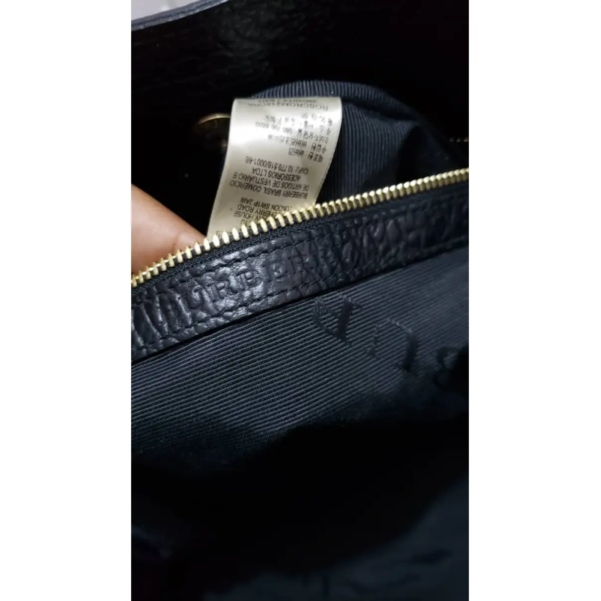 Buy Burberry Woodbury leather handbag online