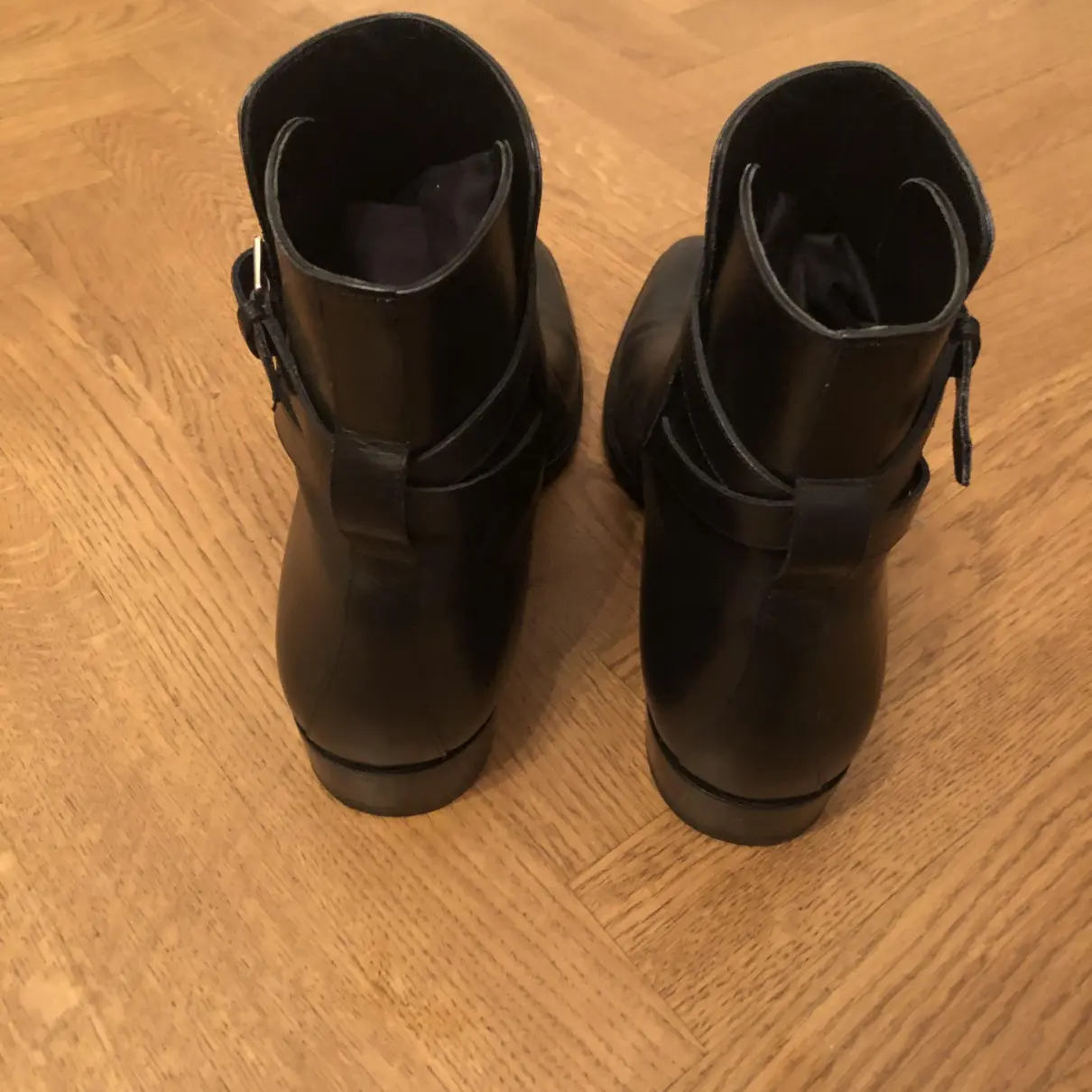 Wyatt leather boots Saint Laurent