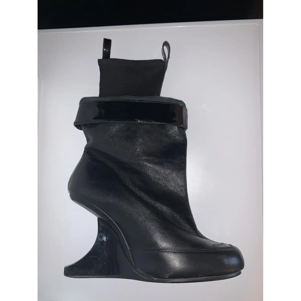 Buy Y-3 Leather ankle boots online