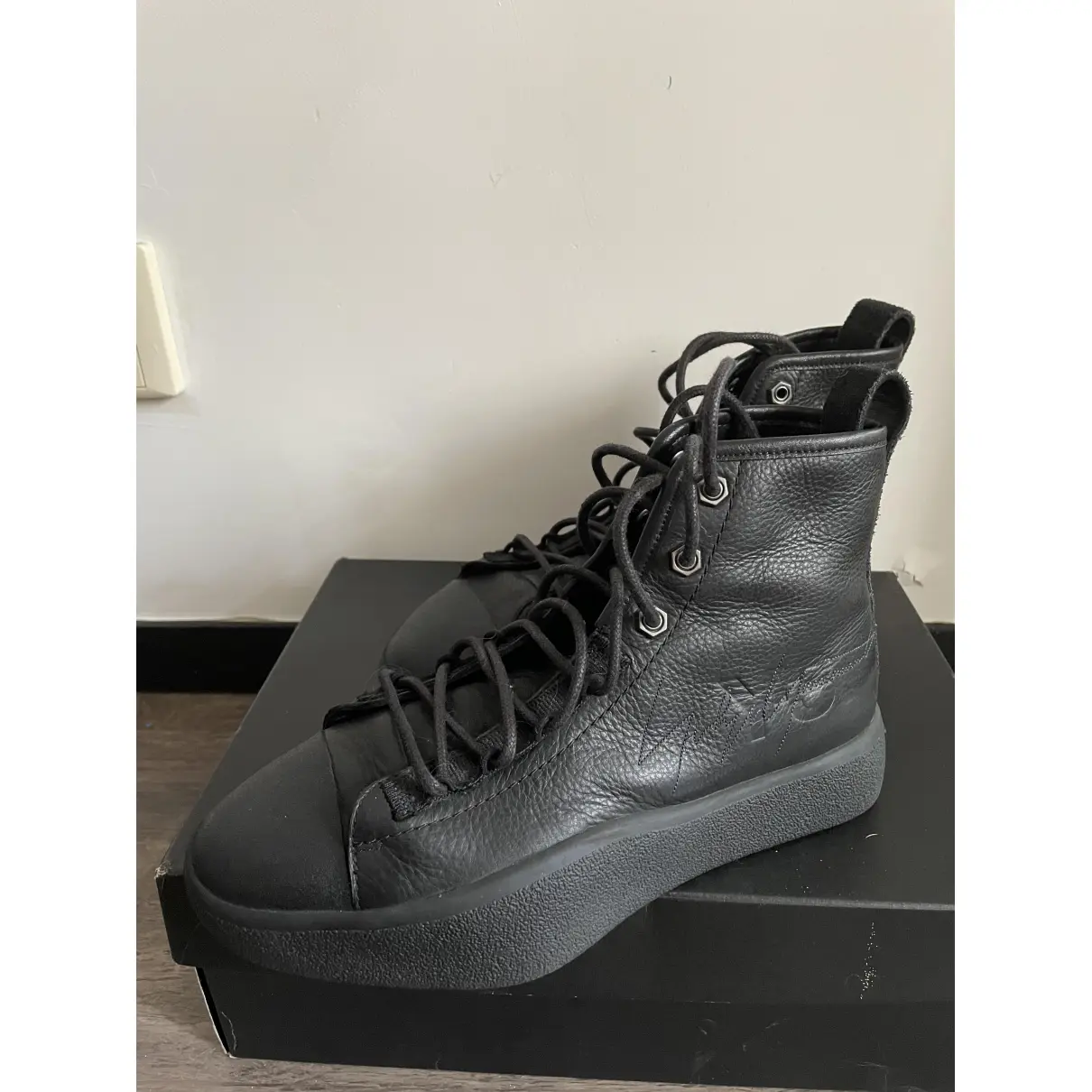 Buy Y-3 Leather boots online
