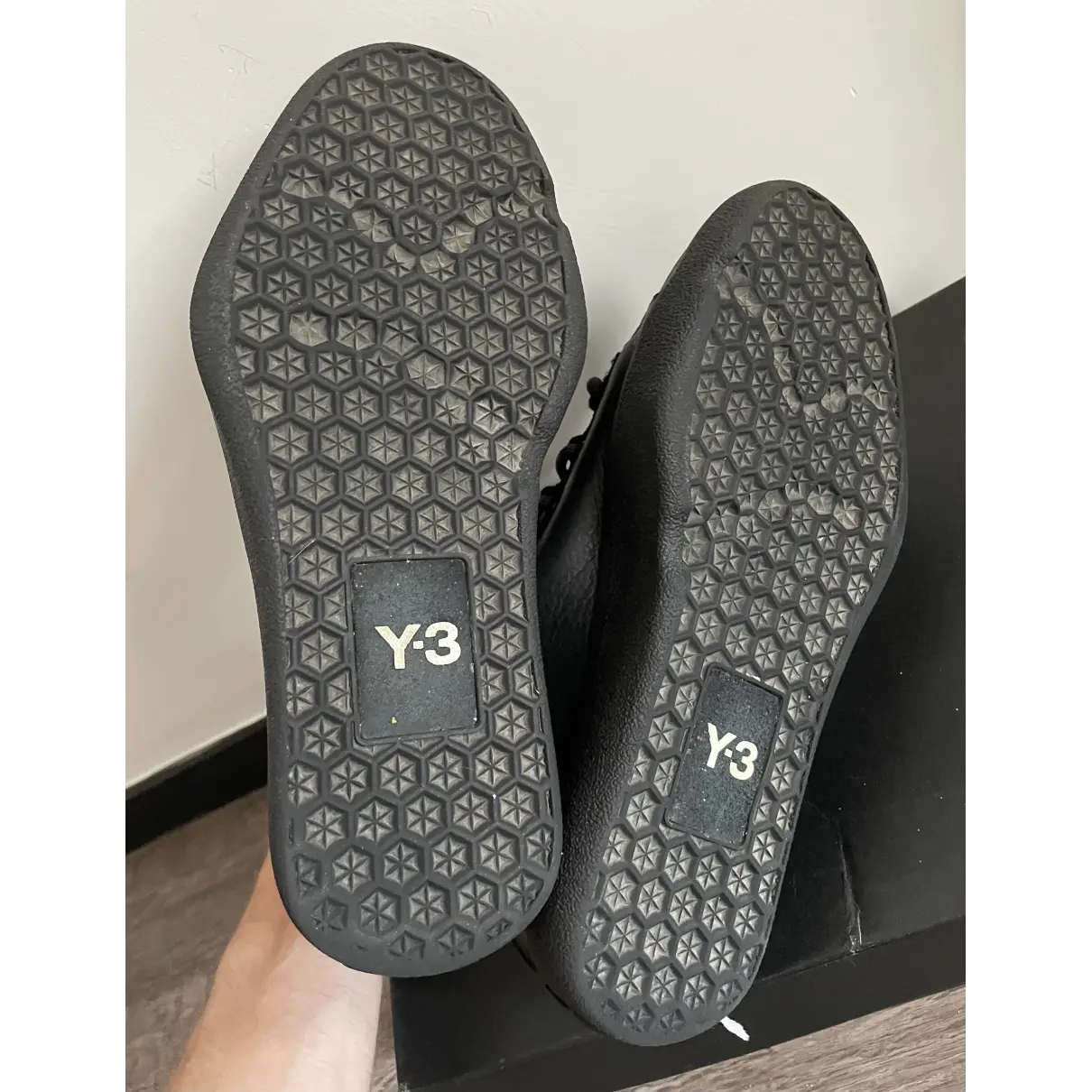 Leather boots Y-3